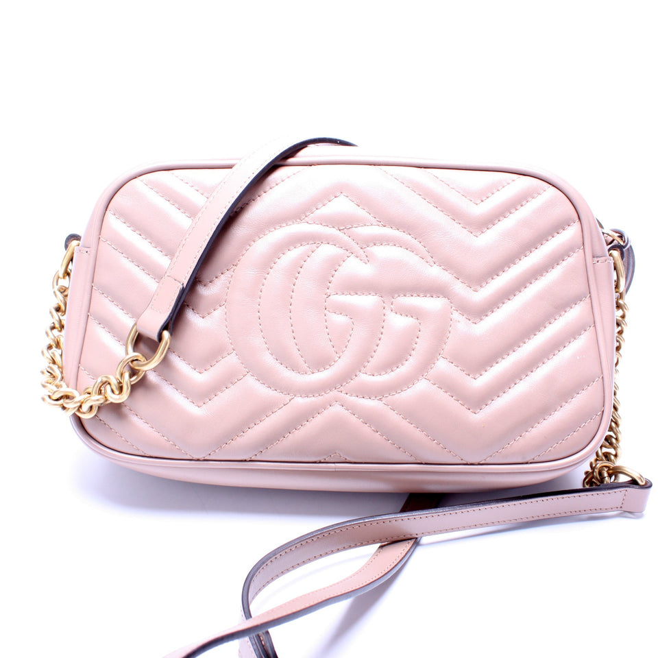 Gucci 447632 Marmont Small Leather Camera Bag