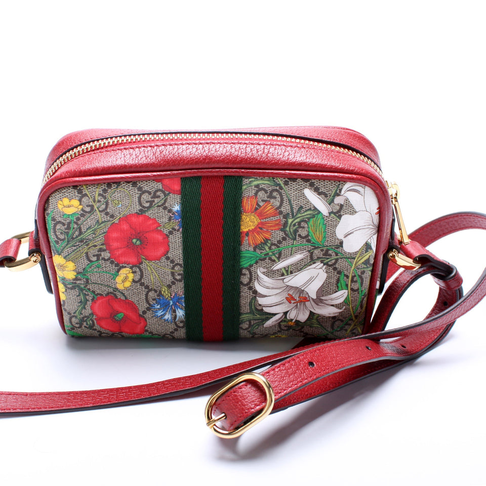 Gucci 517350 GG Flora Mini Ophidia Bag