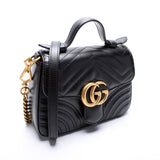 Gucci 547260 Mini Marmont Top Handle Bag