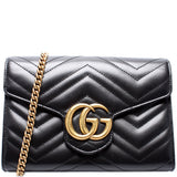 Gucci 474575 Marmont Chain Wallet Bag
