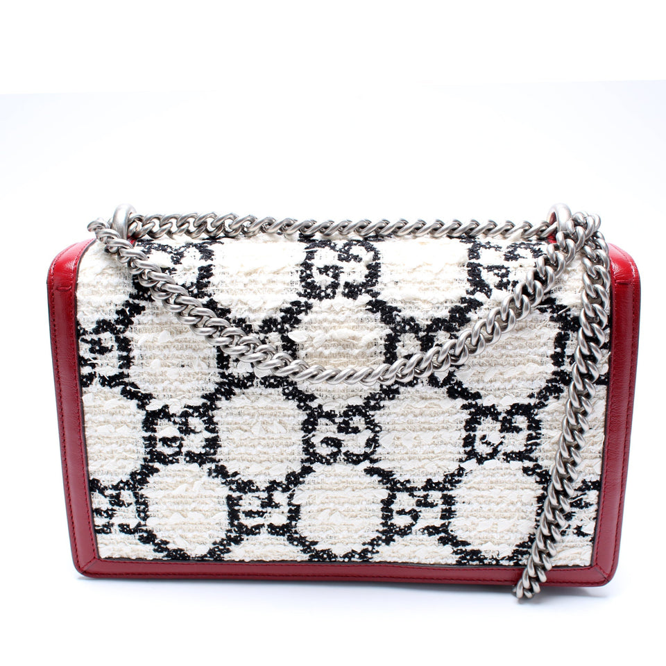 Gucci 400249 Dionysus Tweed Shoulder Small Bag