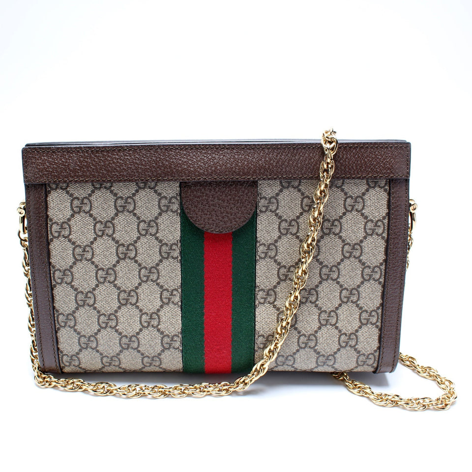Gucci 503877 GG Supreme Ophidia Small Chain Bag