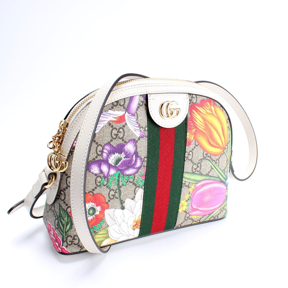 Gucci 499621 Ophidia GG Flora Small Crossbody Bag