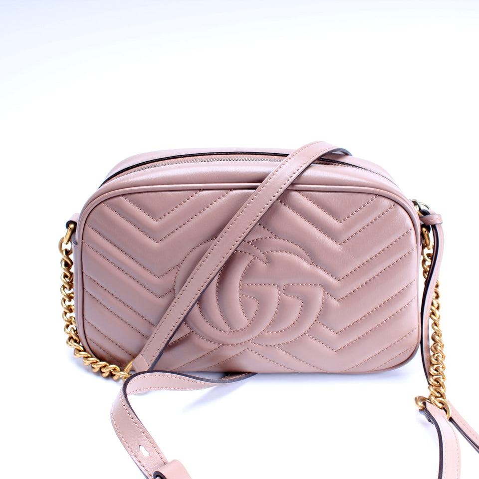 Gucci 447632 Marmont Small Leather Camera Bag