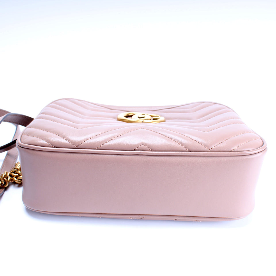 Gucci 447632 Marmont Small Leather Camera Bag