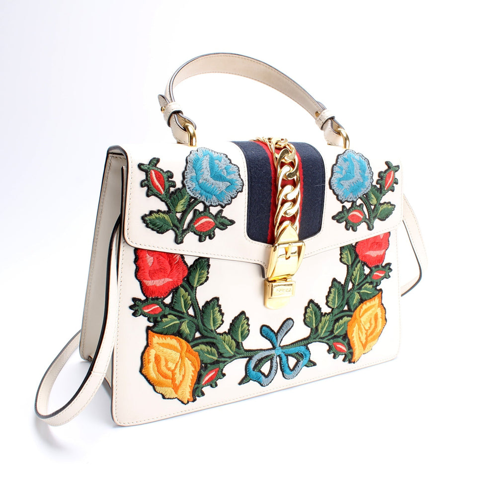 Gucci 431665 Sylvie Top Handle Medium Bag