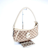 Gucci 130939 GG Canvas Abbey Pochette Bag