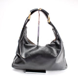 Gucci 115867 Horsebit Leather Hobo Bag