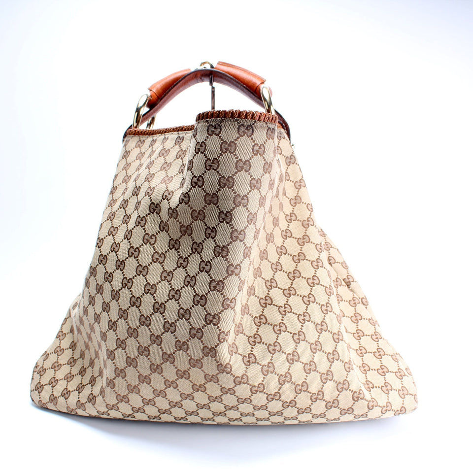 Gucci 114900 Horsebit Hobo Bag