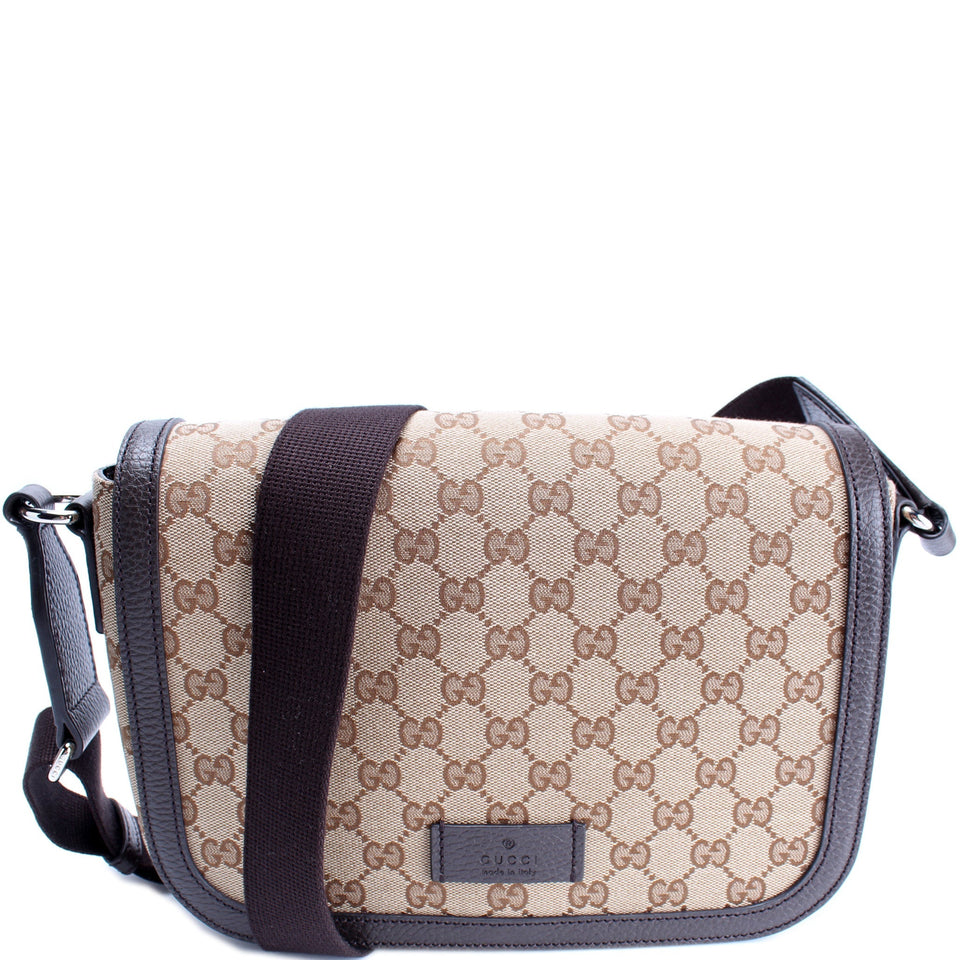Gucci 449172 GG Canvas Messenger Bag