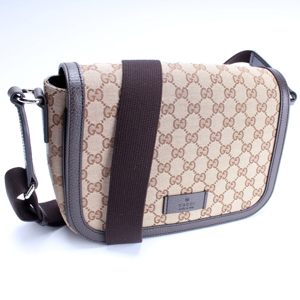 Gucci 449172 GG Canvas Messenger Bag