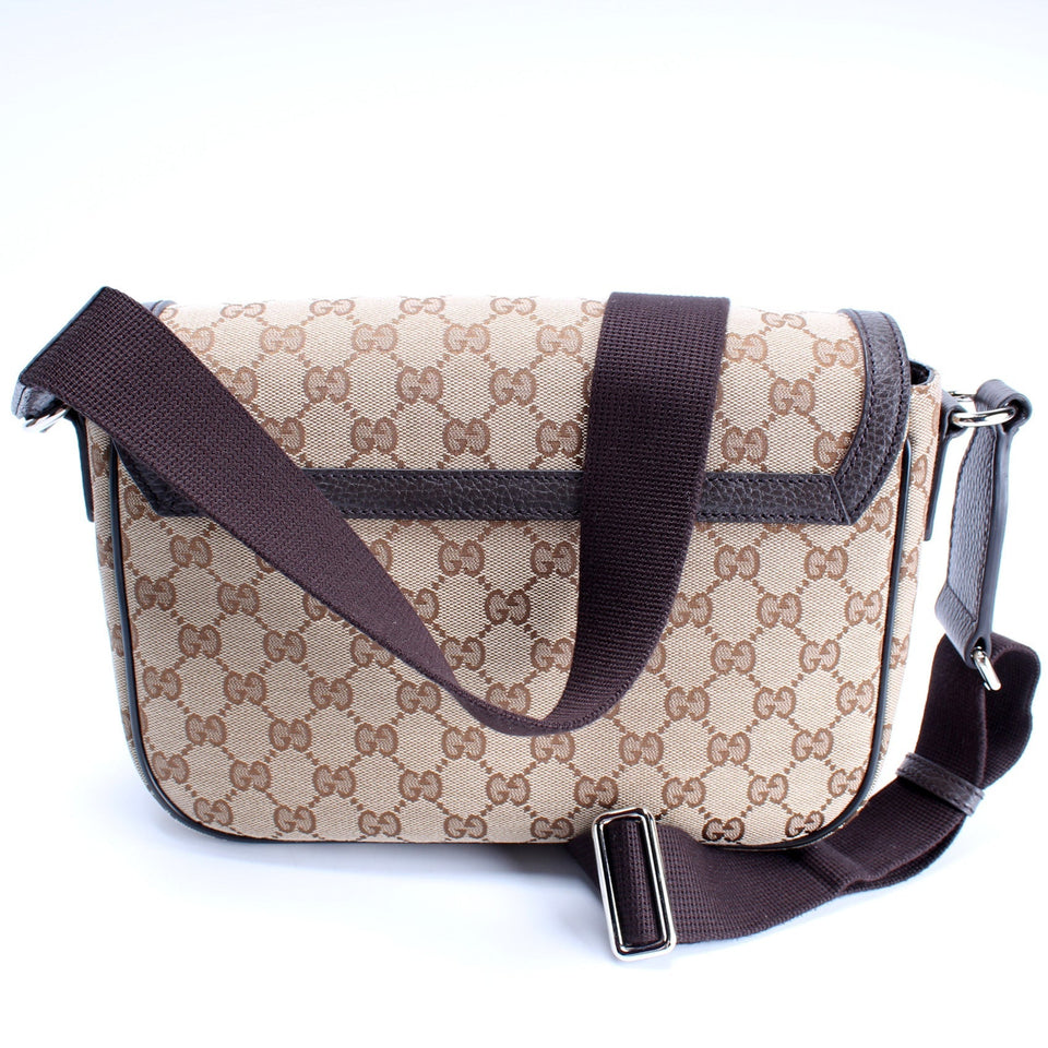 Gucci 449172 GG Canvas Messenger Bag