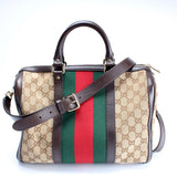 Gucci 247205 Boston Canvas Bag