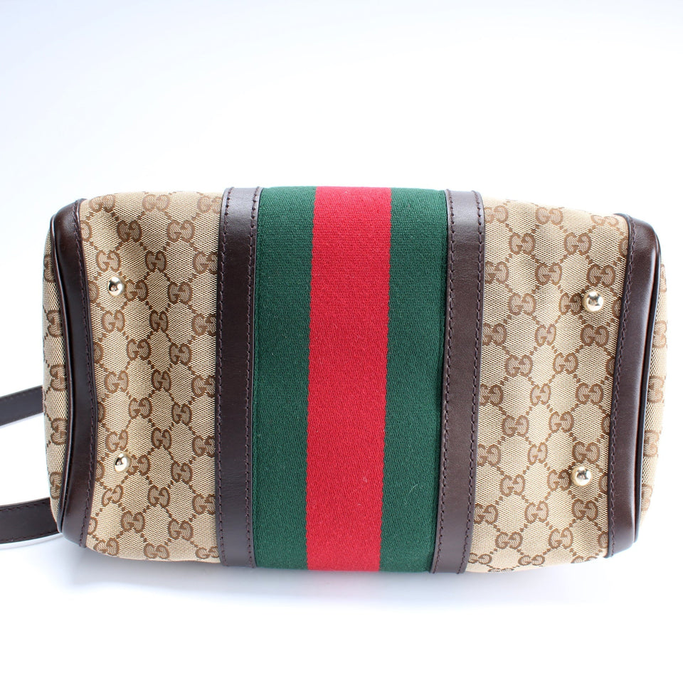 Gucci 247205 Boston Canvas Bag