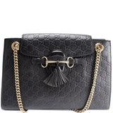 Gucci 295403 GG Canvas Emilie Chain Shoulder Bag