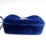 Gucci 447632 Marmont Small Velvet Camera Bag