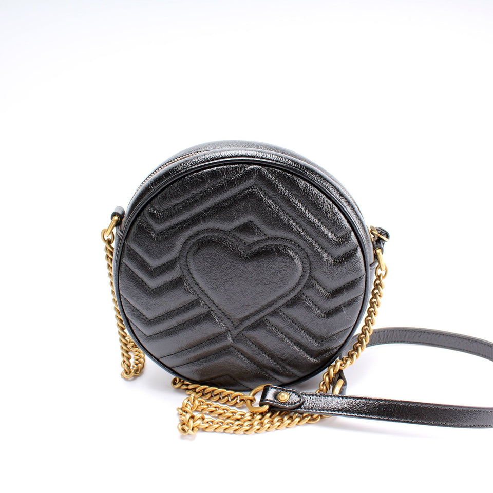 Gucci 550154 Marmont Mini Round Bag