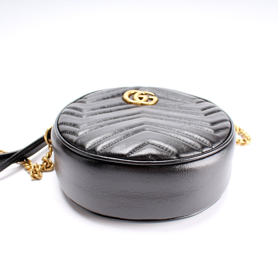 Gucci 550154 Marmont Mini Round Bag