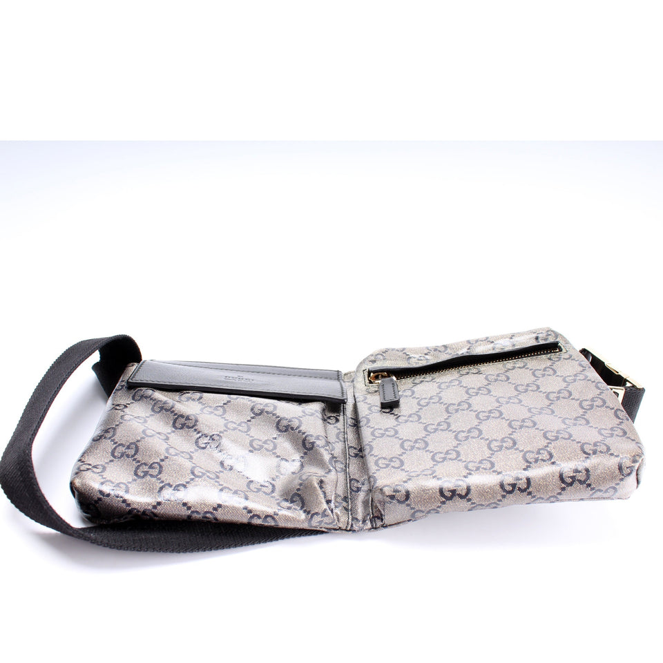 Gucci 28566 GG Coated Canvas Waist Bag
