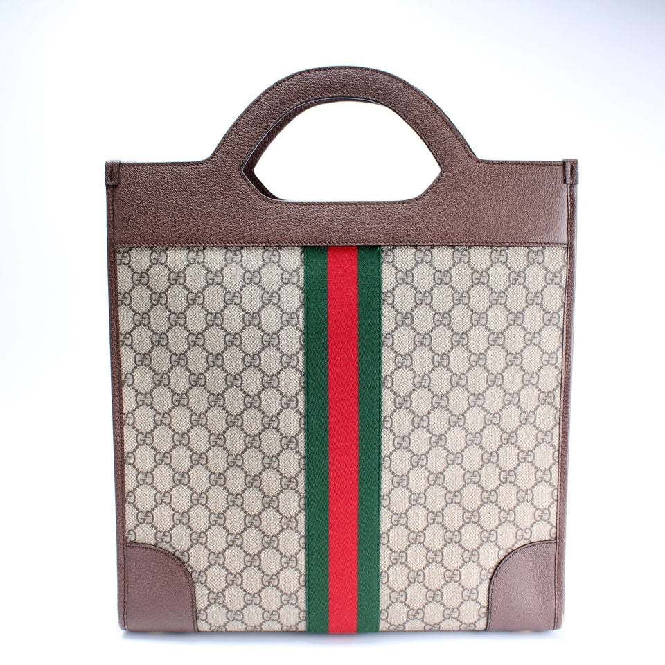 Gucci 547941 GG Supreme Ophidia Top Handle Tote Bag