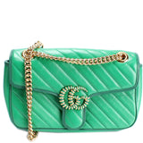 Gucci 443497 Marmont Torchon Shoulder Small Flap Bag