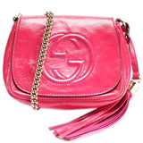 Gucci 323190 Soho Chain Tassel Flap Small Bag