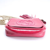 Gucci 323190 Soho Chain Tassel Flap Small Bag