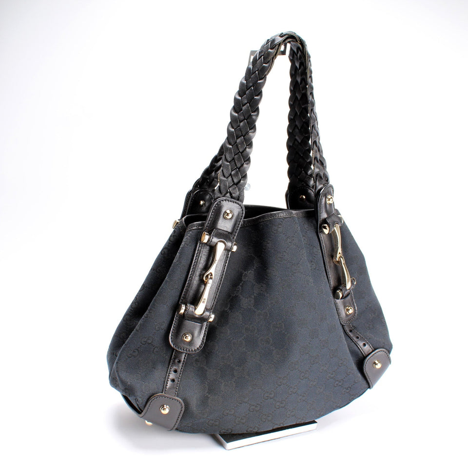 Gucci 162900 GG Canvas Pelham Medium Tote Bag