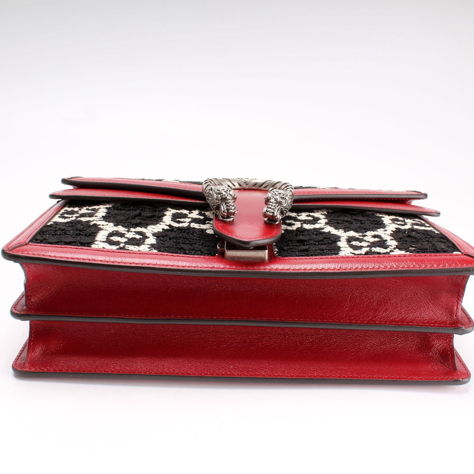 Gucci 400249 Dionysus Tweed GG Shoulder Small Bag