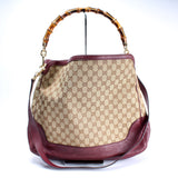 Gucci 282315 Diana Bamboo GG Canvas Bag