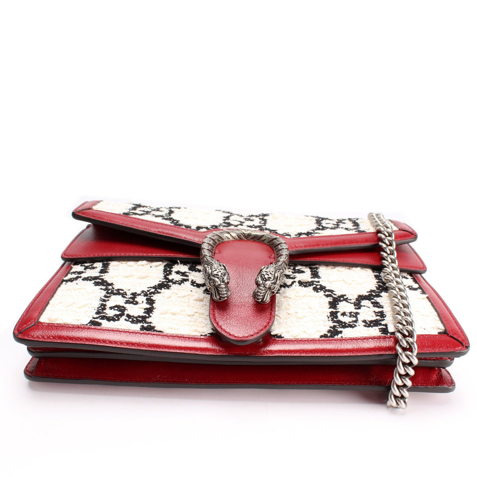 Gucci 400249 Dionysus Tweed GG Shoulder Small Bag