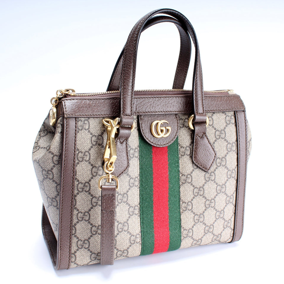 Gucci 547551 GG Supreme Ophidia Small Tote Bag