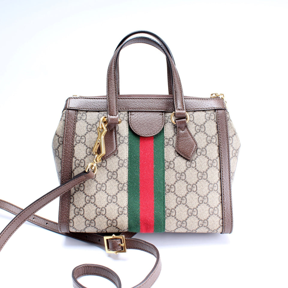 Gucci 547551 GG Supreme Ophidia Small Tote Bag