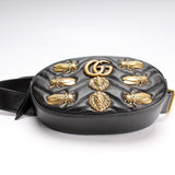 Gucci 476434 Marmont Belt Animal Stud Bag
