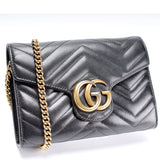 Gucci 474575 Marmont Chain Wallet Bag
