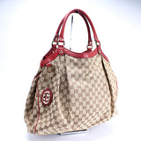 Gucci 211943 Sukey GG Canvas Large Bag
