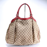 Gucci 211943 Sukey GG Canvas Large Bag