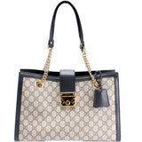 Gucci 479197 Padlock GG Supreme Shoulder Medium Bag