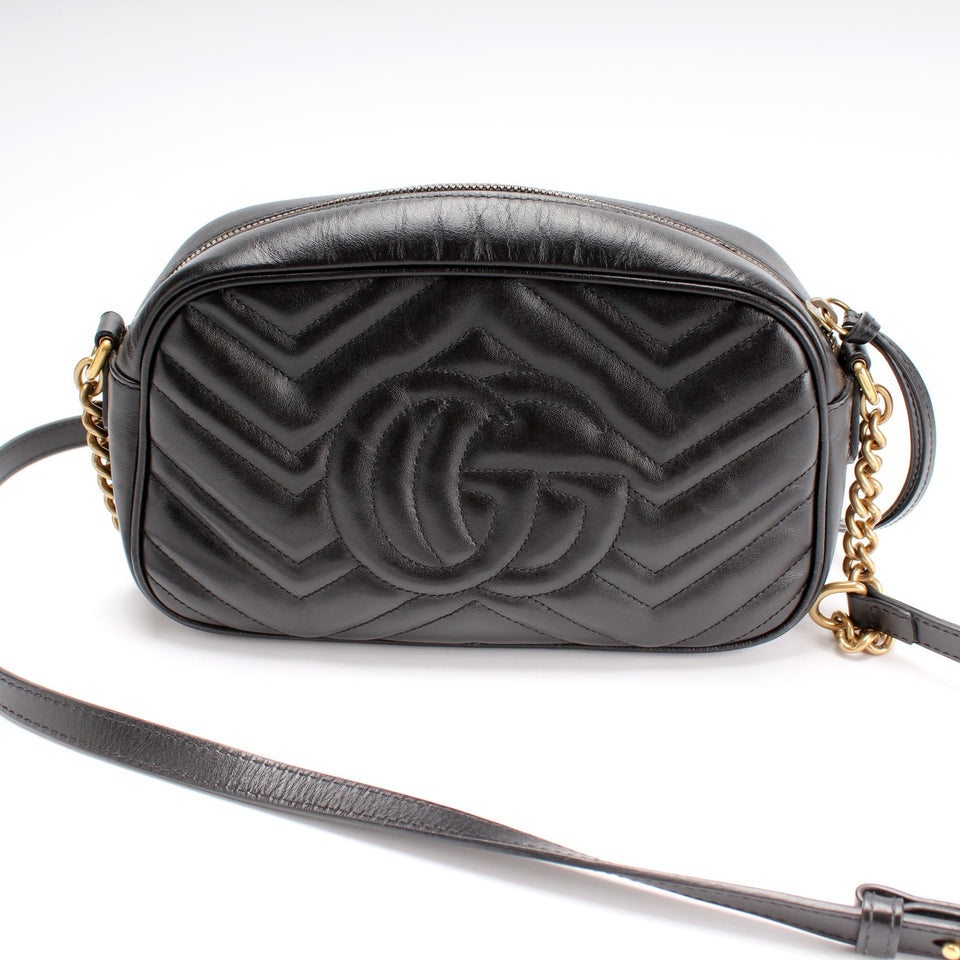 Gucci 447632 Marmont Small Leather Camera Bag