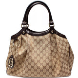 Gucci 211944 Sukey GG Canvas Medium Bag