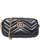 Gucci 598596 GG Marmont Min Chain Crossbody Bag