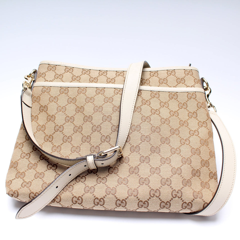 Gucci 388924 GG Canvas Crossbody Bag