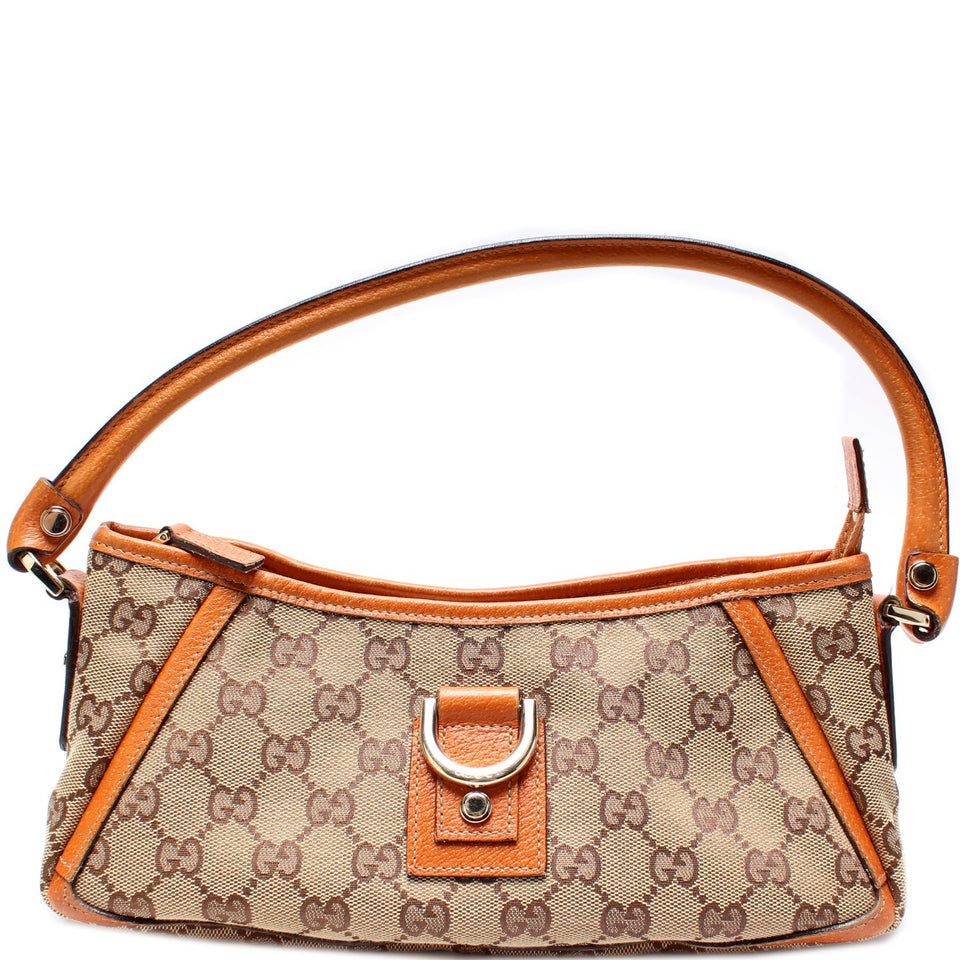 Gucci 130939 GG Canvas Abbey Pochette Bag