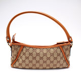 Gucci 130939 GG Canvas Abbey Pochette Bag