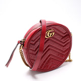 Gucci 550154 Marmont Mini Round Bag