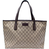 Gucci 211137 GG Supreme Medium Zip Tote Bag