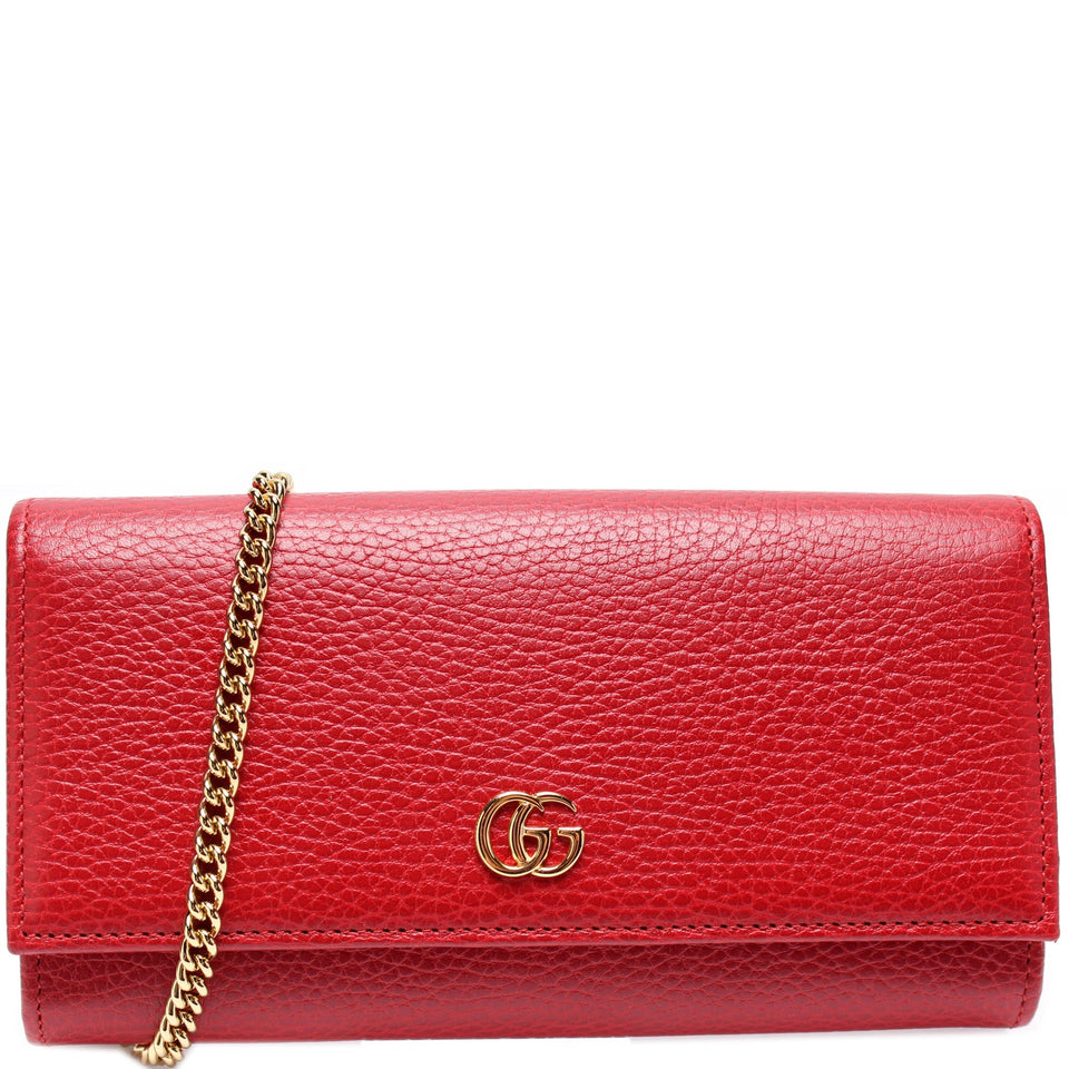 Gucci 546585 GG Marmont Chain Wallet Bag