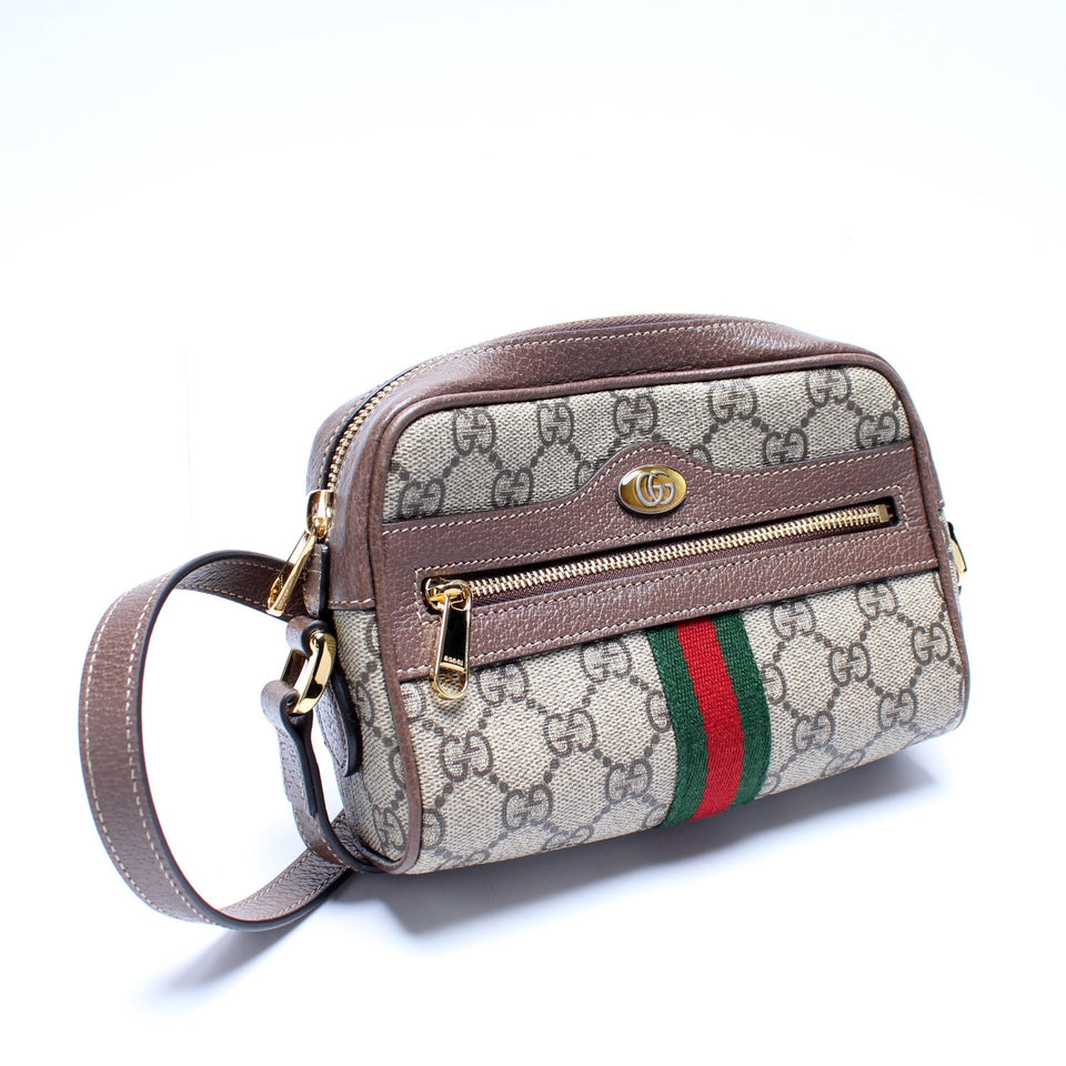 Gucci 517350 GG Supreme Mini Ophidia Bag