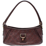 Gucci 130939 GG Leather Abbey Pochette Bag