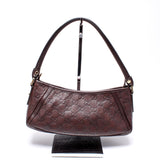Gucci 130939 GG Leather Abbey Pochette Bag